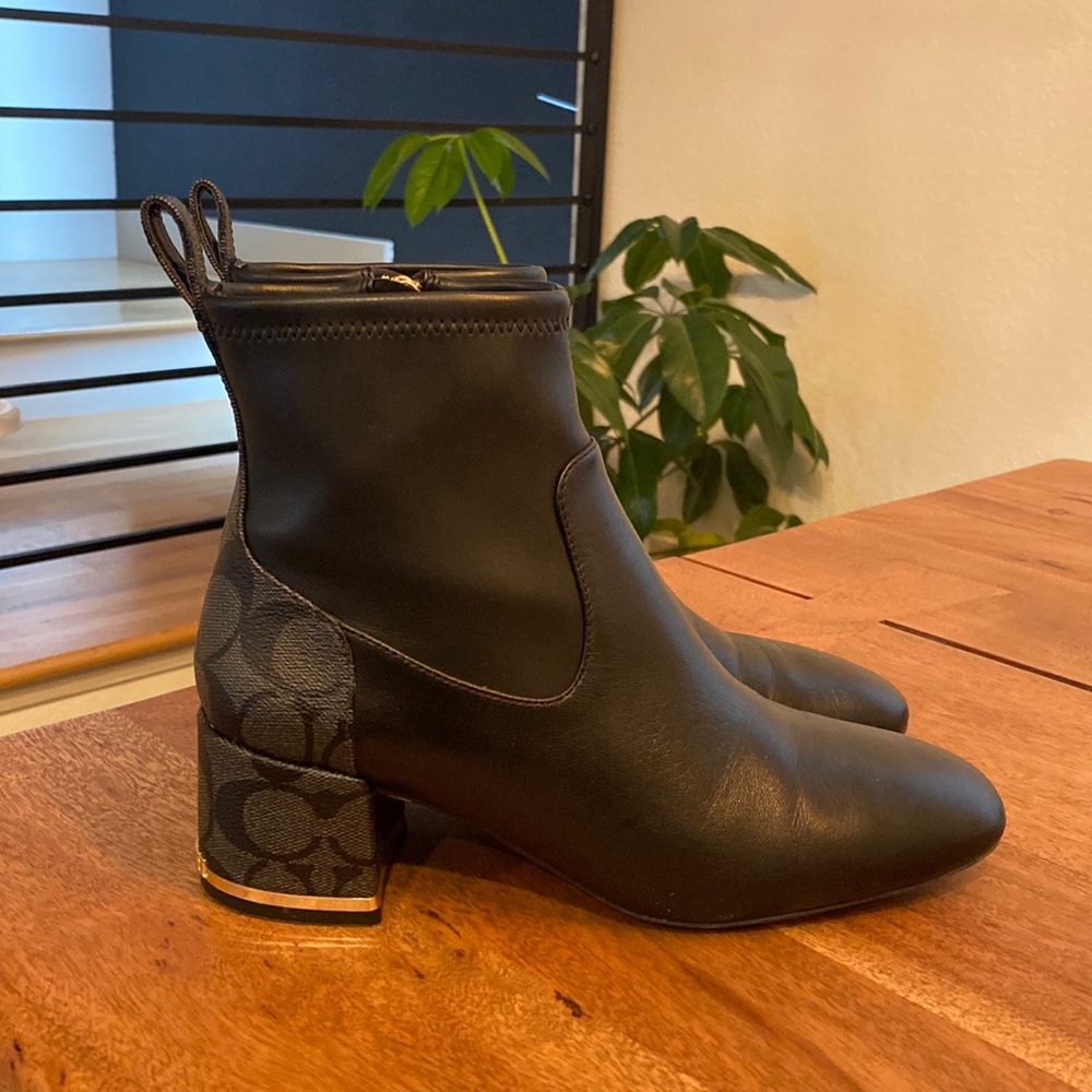 Coach Black Bootie